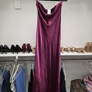 Elegant Purple Maxi Dress